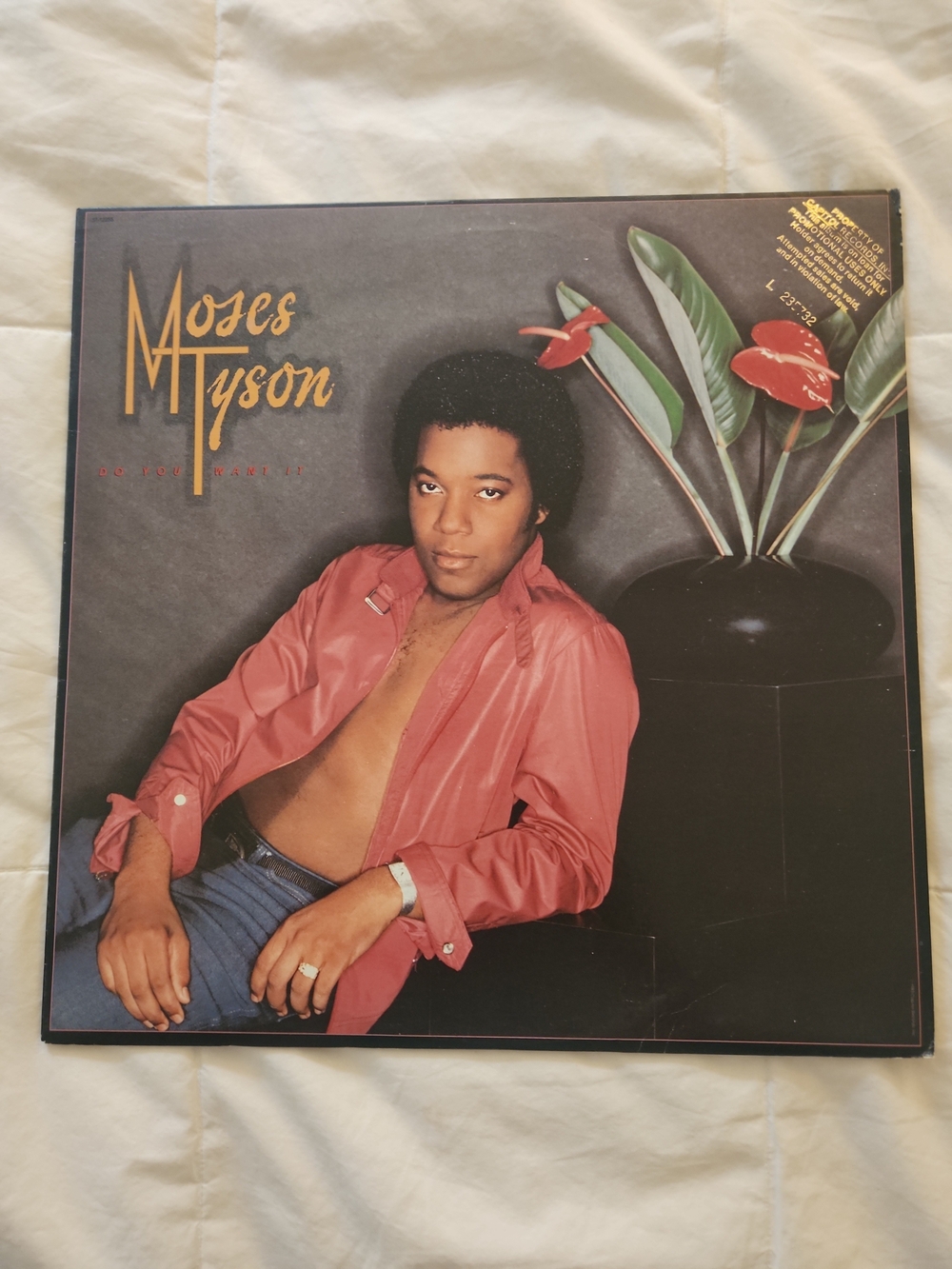 Moses Tyson "Do You Want It" -- DJ COPY RARELY PLAYED BEST COPY!!!